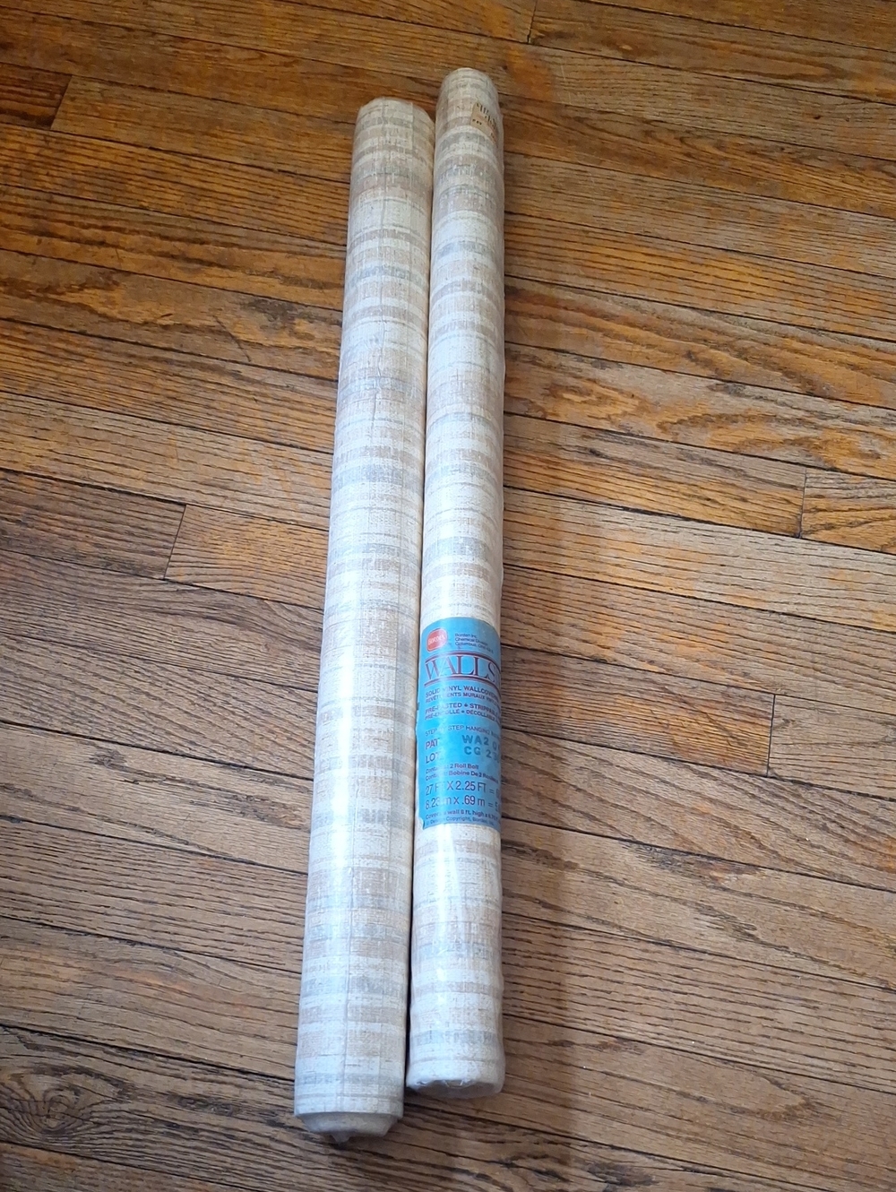 Boden Solid Vinyl Wallcovering Rolls in Neutral Tone Stripes